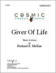 Giver of Life Unison choral sheet music cover Thumbnail